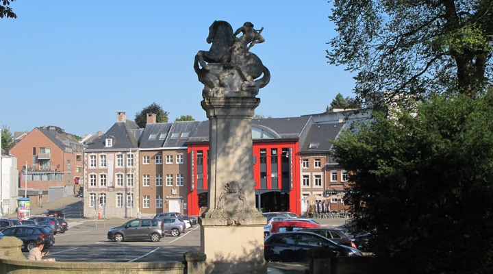 Monument à Eupen détective Belgique