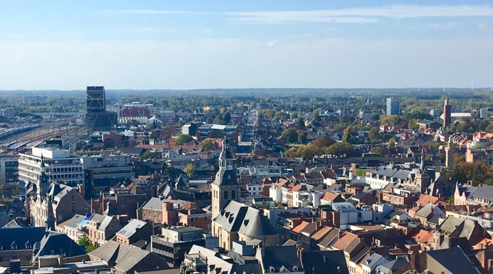 Vue sur la ville d'Hasselt détective privé Vue sur la ville d'Hasselt détective privé